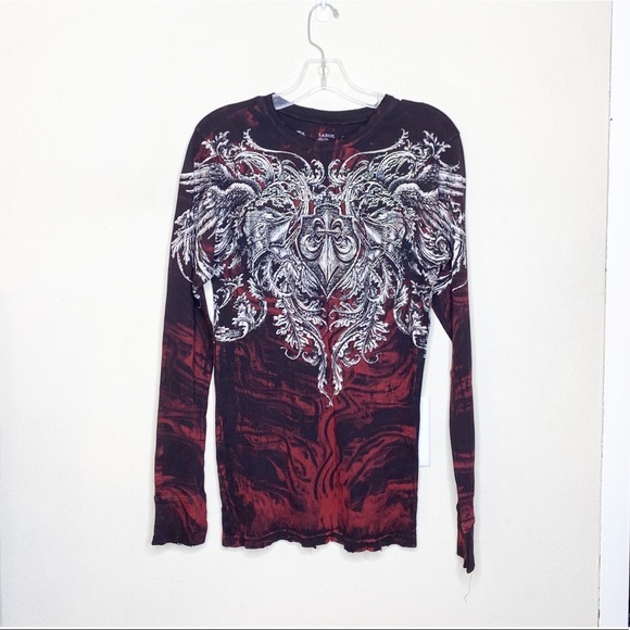 affliction long sleeve thermal